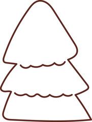 Collection of Christmas cartoons isolated on a white background. Little Santa with gifts and holiday decorations; cute card. Super cute cartoon character, illustration, hand drawn, vector