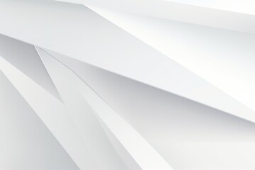 Abstract white background. Minimal geometric white light background abstract design. Generative Ai