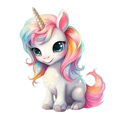 watercolor cute unicorn ,fantasy decoraction,watercolor illustrations