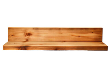 Rustic Wooden Shelf Design Transparent PNG