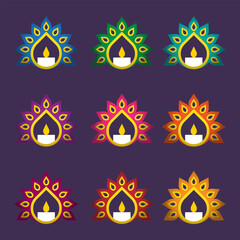 Diwali decorative candle light