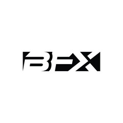 Minimalist BFX Letter Logo Design. Usable for Business Logo. Monogram
