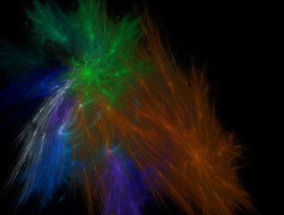 Imaginatory fractal abstract background Image