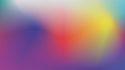 Colorful gradient background with grain noise effect