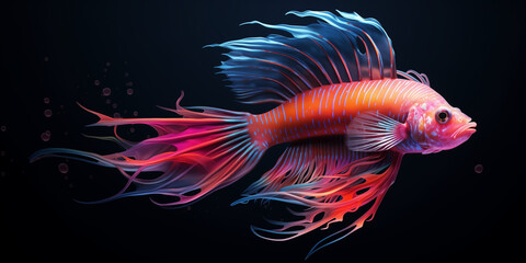 Fototapeta premium Bright and colorful animal poster.
