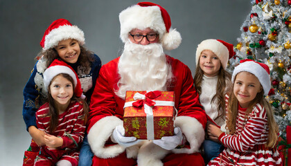 Fototapeta premium Jingle All the Way: Christmas Festivities Abound