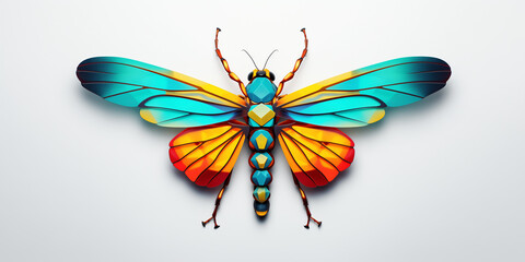 Bright and colorful animal poster.