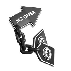 3d icon blackfriday
