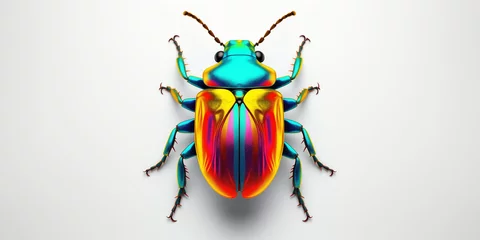 Wandcirkels plexiglas Bright and colorful animal poster. © xartproduction