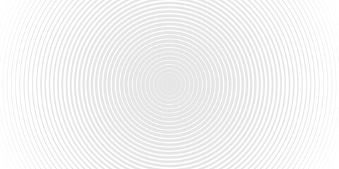 Concentric circle background. Abstract circle halftone texture. Circular round background. Geometry design. Gradient retro line pattern. Vector illustration on white background.