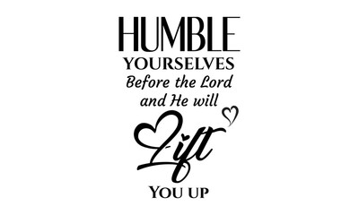 Biblical Phrase, Christian Faith, typography for print or use as poster, card, flyer or T Shirt