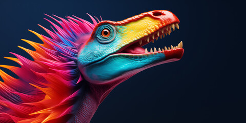 Bright and colorful animal poster.