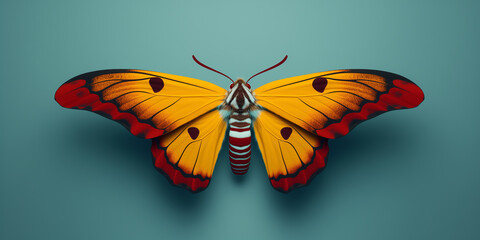 Fototapeta premium Bright and colorful animal poster.