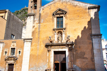 Fototapeta na wymiar Church of Saint Catherine of Alexandria - Taormina - Italy