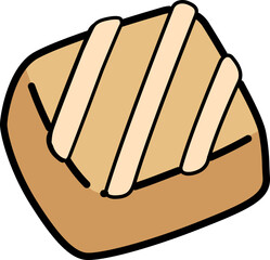 chocolate cookie icon