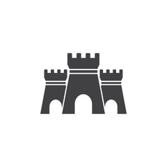 fortress icon vector