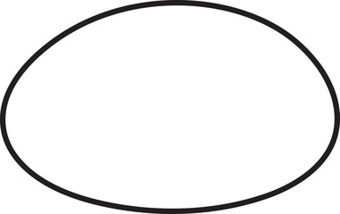 oval doodle shape line