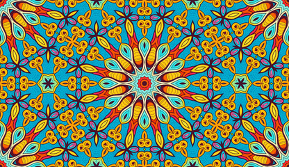Mandala Seamless patterns tile repeat patterns surface design textile design for fabric and digital paper background