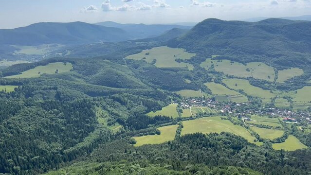 view of landscape from mountain Vapec