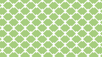 Fototapeta premium Green seamless geometric pattern with shapes as a background