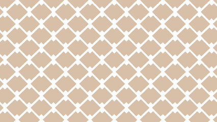 Beige seamless geometric pattern with shapes as a background