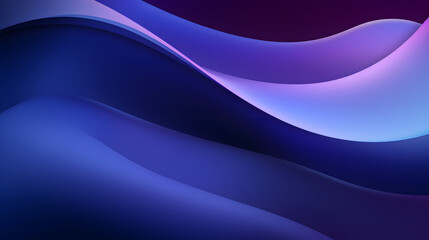 Abstract dark blue purple gradient background. Generative AI.