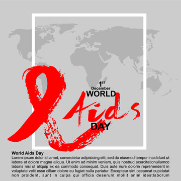 World Aids Day, 1 December, poster and banner