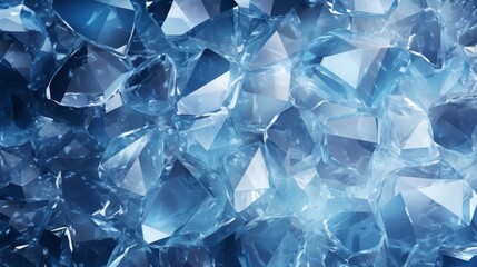 blue crystal background