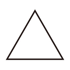 simple triangle 正三角形 - obrazy, fototapety, plakaty