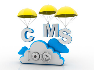 3d rendering cms cloud lock