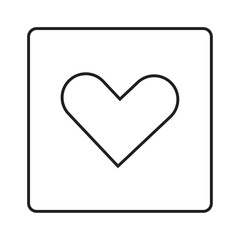 heart icon on button