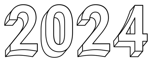 2024 New Year Sticker