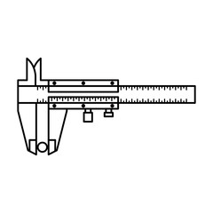 Vernier Calipers Icon For Logo And More
