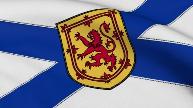 Nova Scotia Flag Loop Background