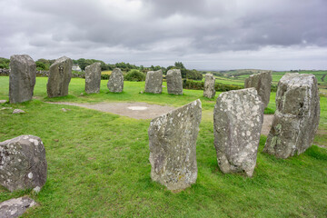 Megalithic Circle of Drombeg, - The Altar of the Druid-, Rosscarbery approximately from the year 150 a. c., Ireland, United Kingdom