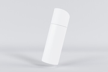 Spray Bottle mockup template 3d rendered white background clean