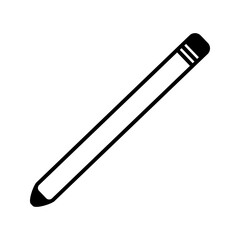 pencil icon in trendy flat style, pencil vector icon on white backround