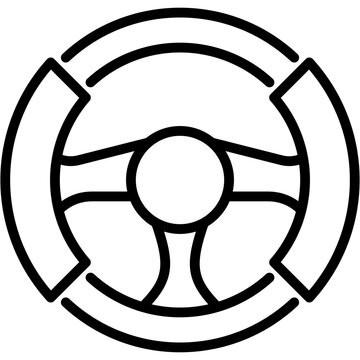 recommend clip art: Stering Wheel Icon