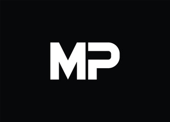 MP letter logo and monogram logo
