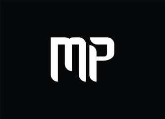 MP letter logo and monogram logo
