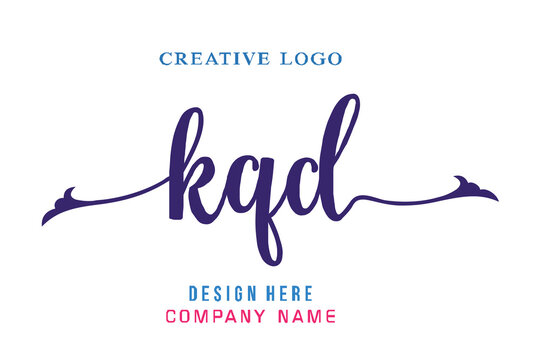 KQD lettering, perfect for company logos, offices, campuses, schools, religious education