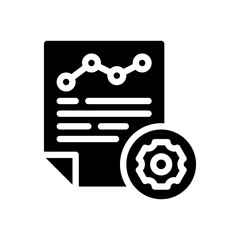 management glyph icon