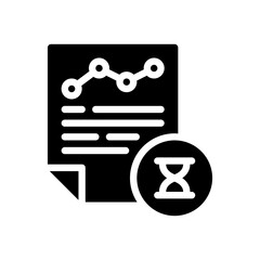 time management glyph icon