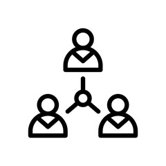 networking line icon