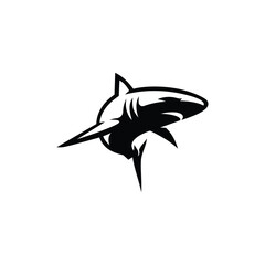 shark logo vector icon illustration
