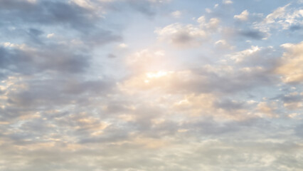 blue sky with clouds
