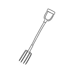 fork doodle