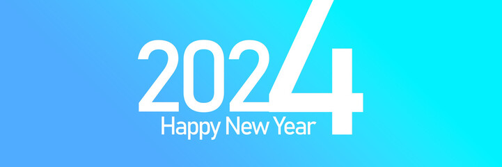 2024 Banner. 2024 blue color cover
