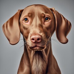 Close-up portrait of a dog _ Portrait of dog _ Close of dog _ Sad dog 