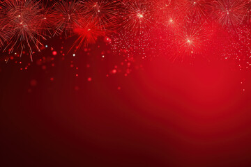 New Year's Eve background design with fireworks with empty copy space